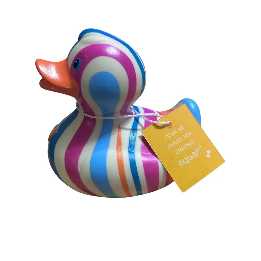 Bud Designroom Dreamduck Rubber Duck Unisex Multicolor Striped 2004 Toy